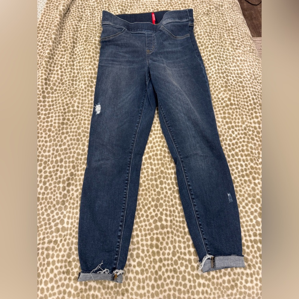 SPANX Dark Blue Skinny Jeans